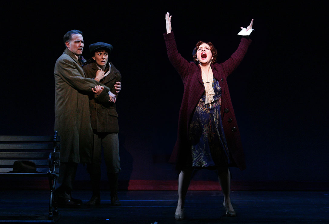 Boyd Gaines, Laura Benanti and Patti LuPone in Gypsy .