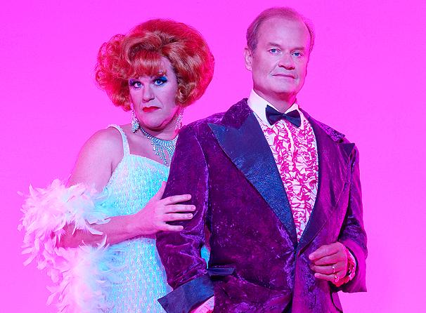Douglas Hodge and Kelsey Grammer in La Cage Aux Folles