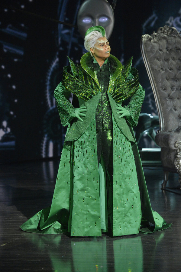 Queen Latifah as The Wiz.