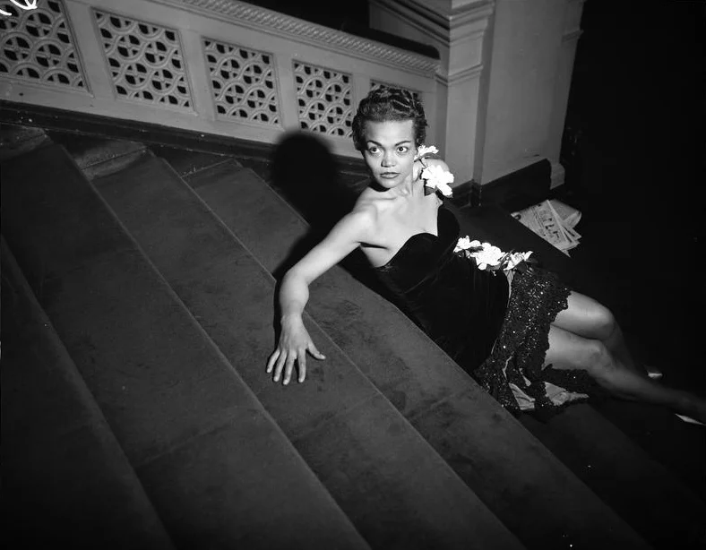 Eartha Kitt vamps for the camera during the run of New Faces of 1952