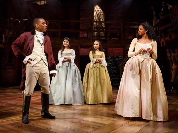 Leslie Odom Jr., Phillipa Soo, Jasmine Cephas Jones and Renée Elise Goldsberry