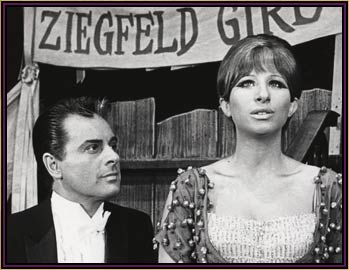 Sydney Chaplin and Barbra Streisand in Funny Girl .