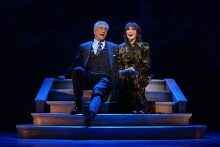 Gregory Jbara and Joanna Gleason in Dirty Rotten Scoundrels .