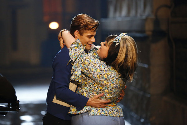 Garrett Clayton and Maddie Baillio in Hairspray Live!