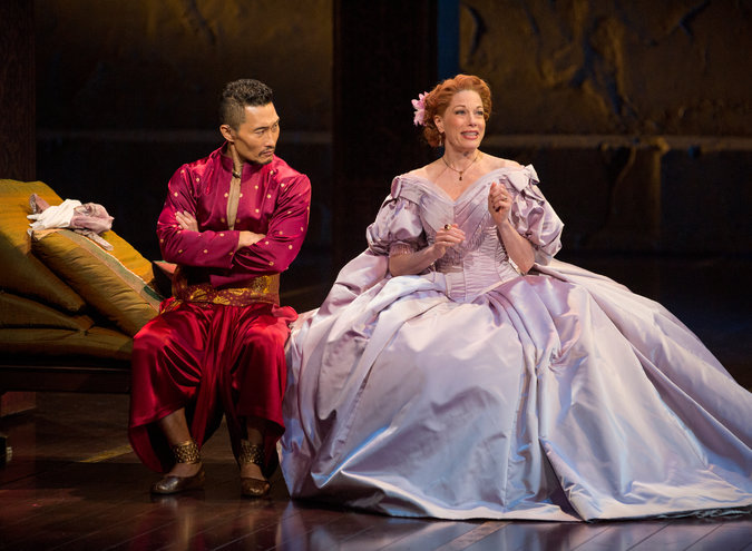 Daniel Dae Kim and Marin Mazzie in The King and I