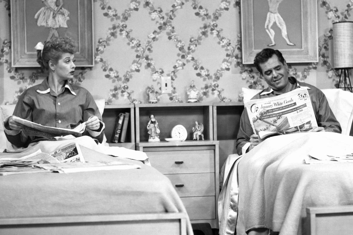 Lucille Ball and Desi Arnaz