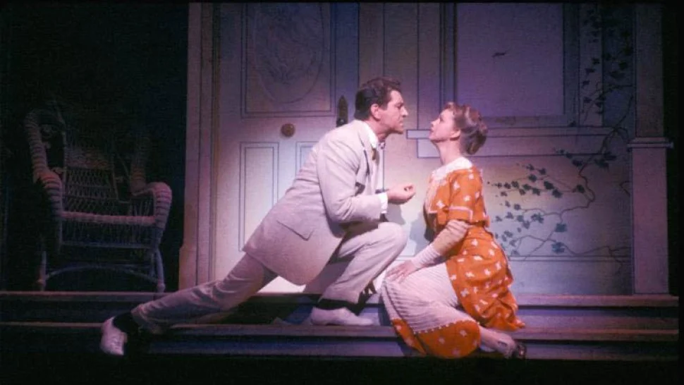 with Barbara Cook in The Music Man
