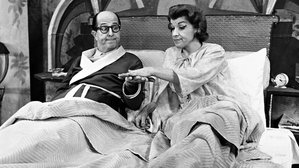 Phil Silvers and Nancy Walker in Do Re Mi