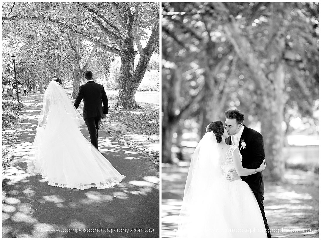 black and white wedding photography