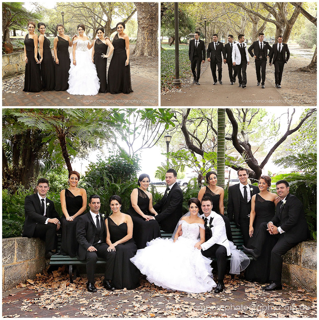 black bridesmaid dress