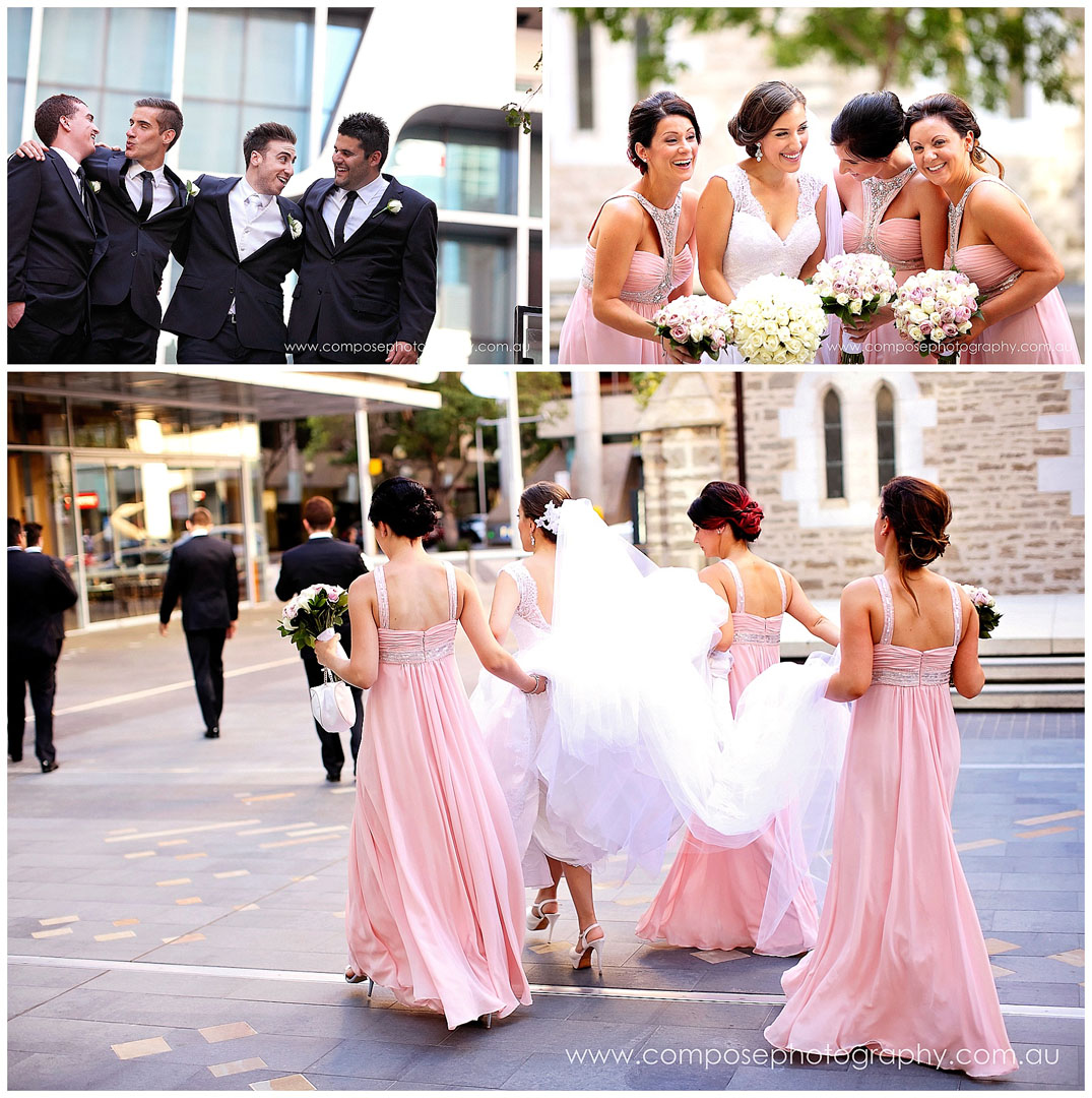 perth city wedding photo