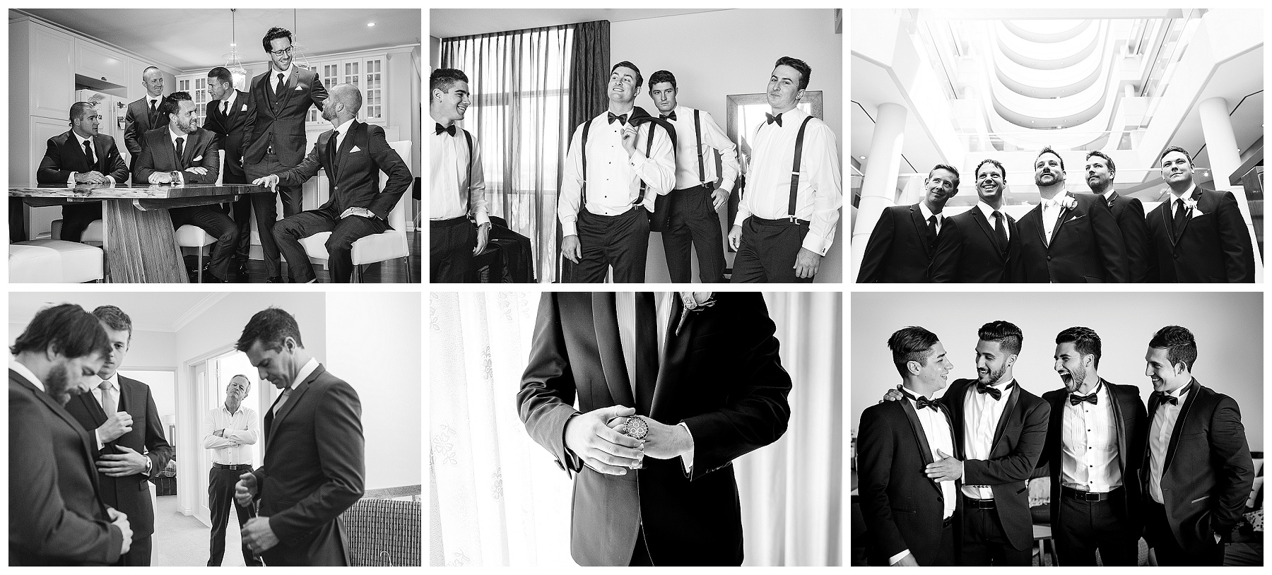 groom getting ready