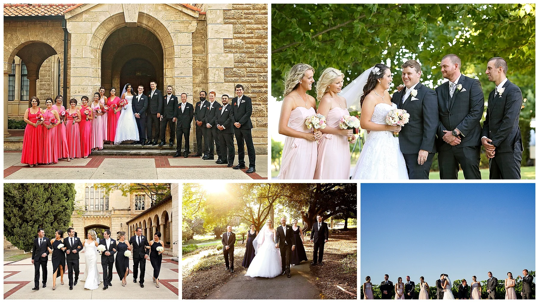 bridal party photo