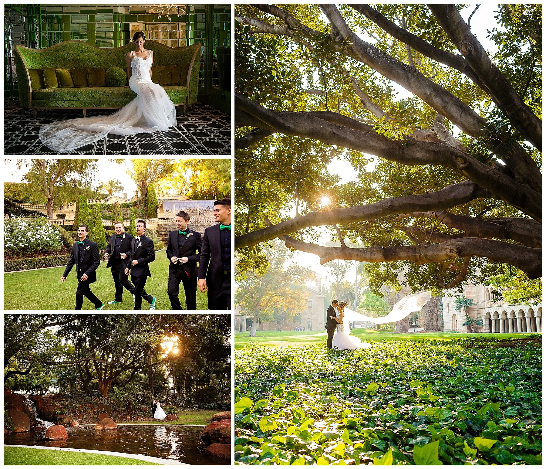 wedding in a garden