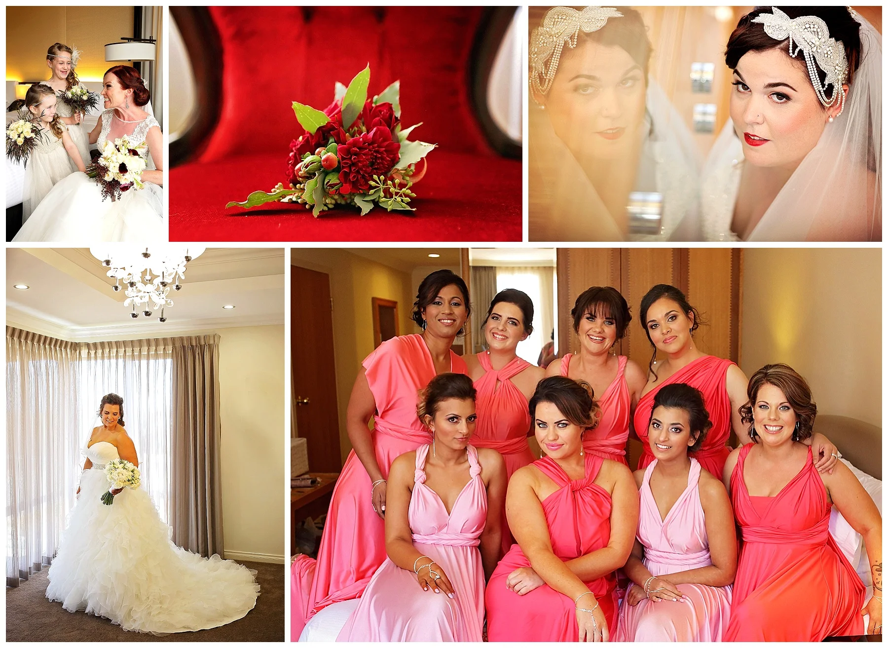 pink bridesmaid dress