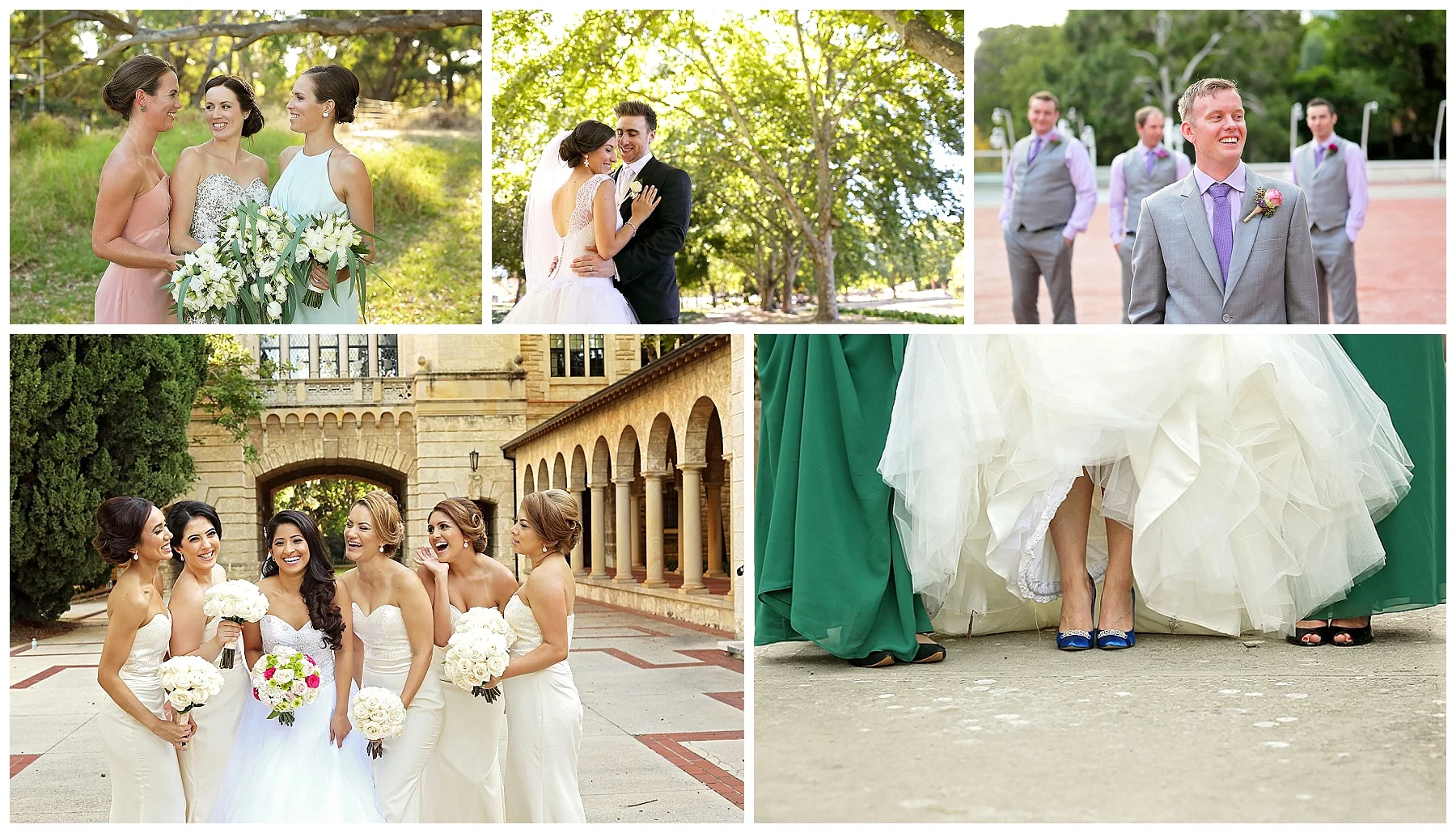bridal party photo