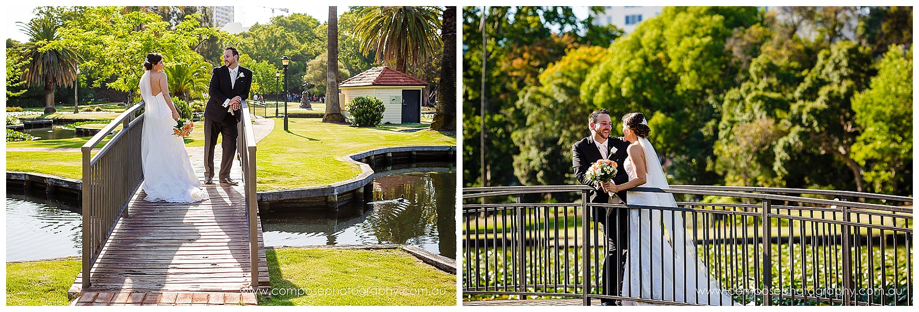 wedding at queens gardens perth