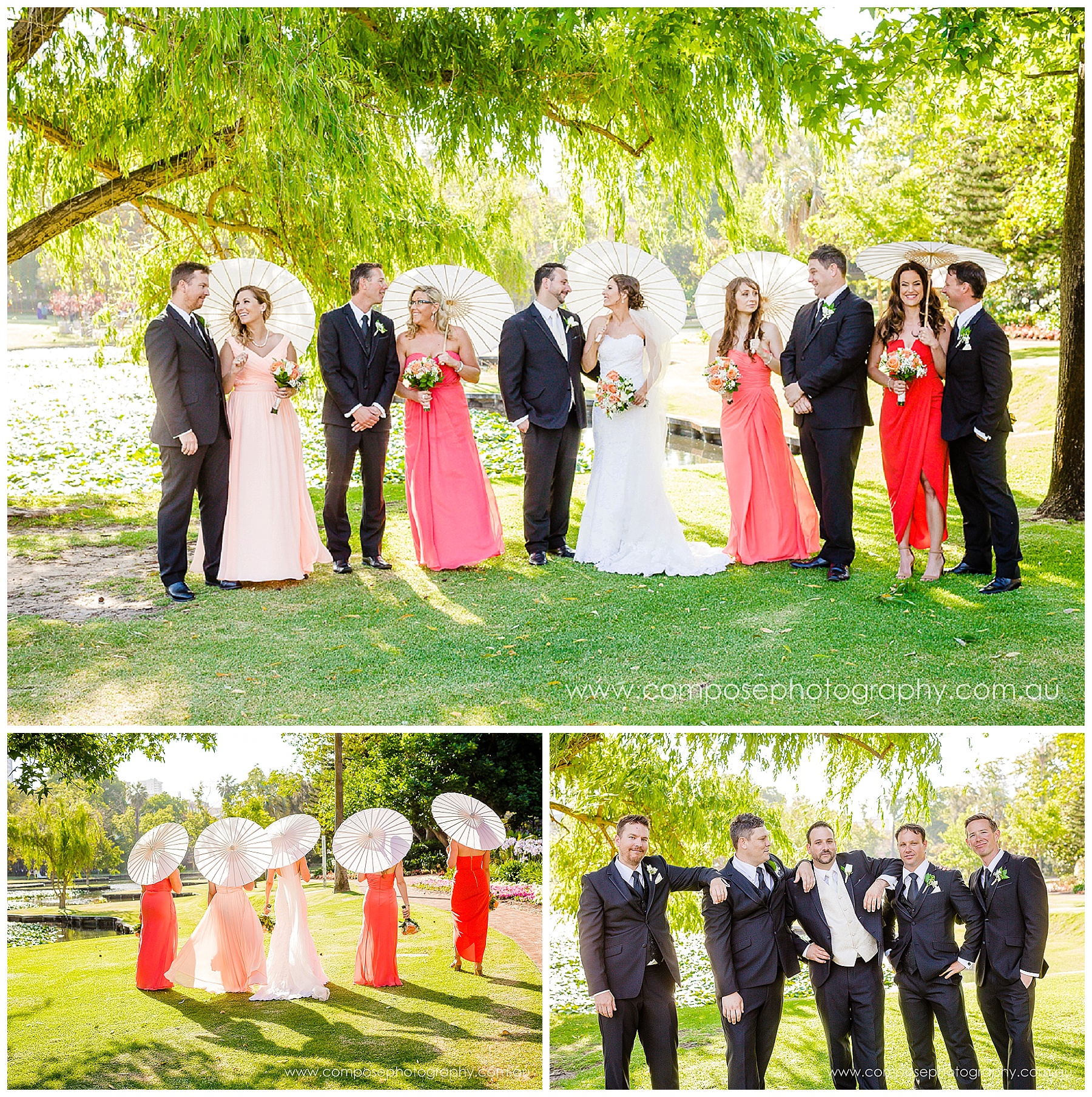 wedding parasols perth