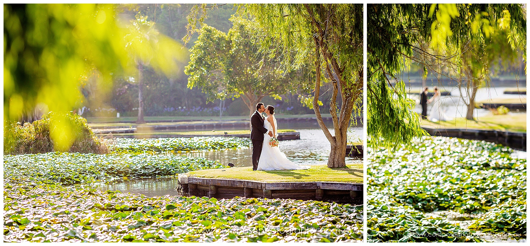 queens garden wedding photo