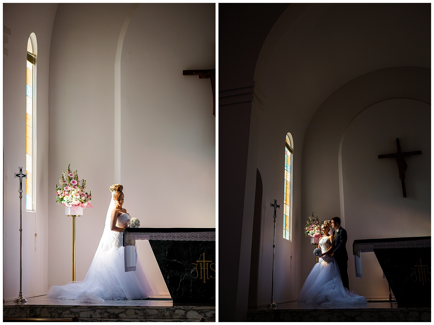 santa maria college chapel wedding 