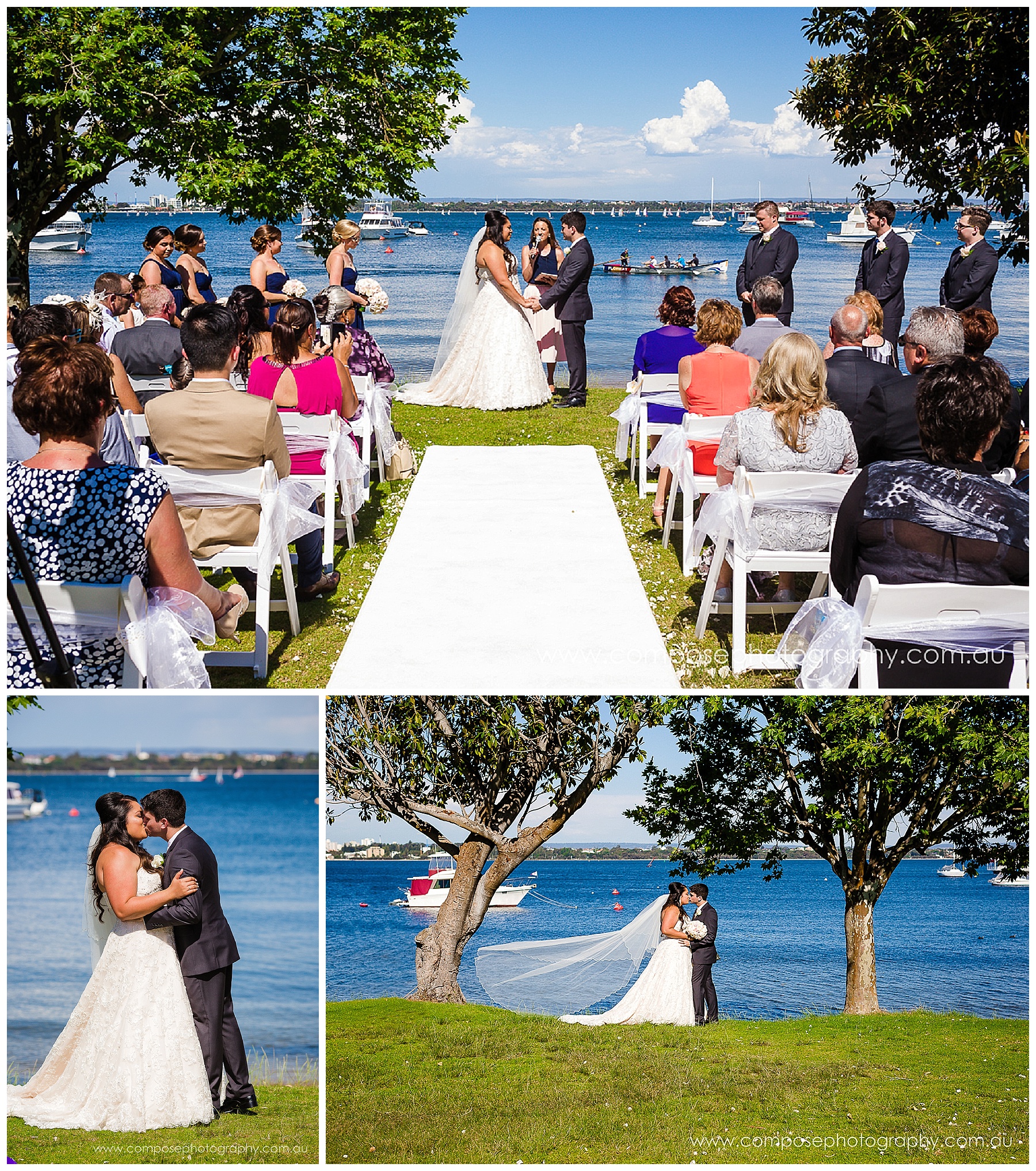 matilda bay wedding ceremony 