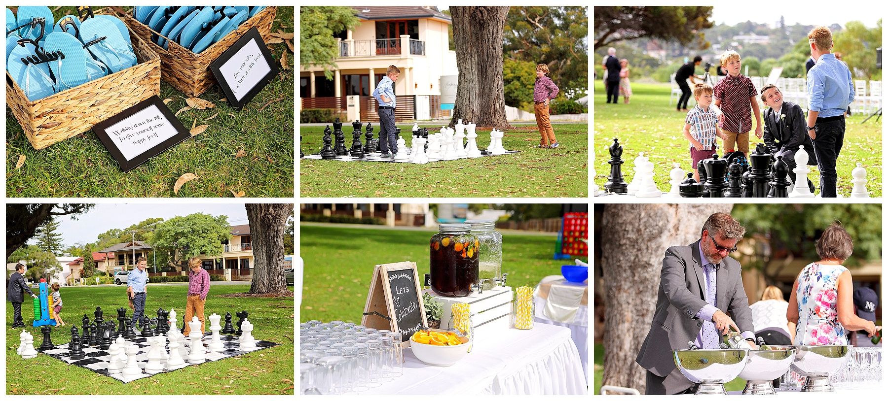 outdoor wedding games perth