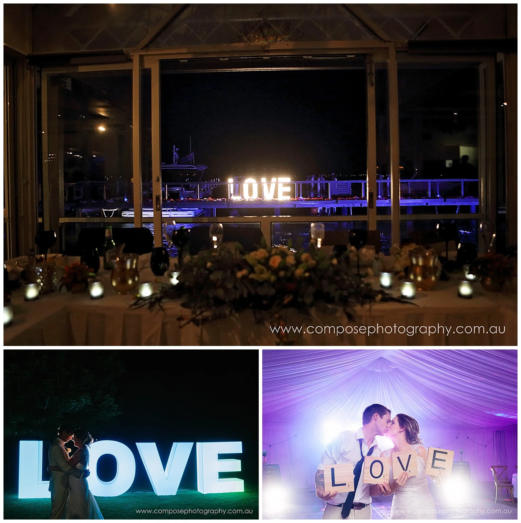 light up wedding letters