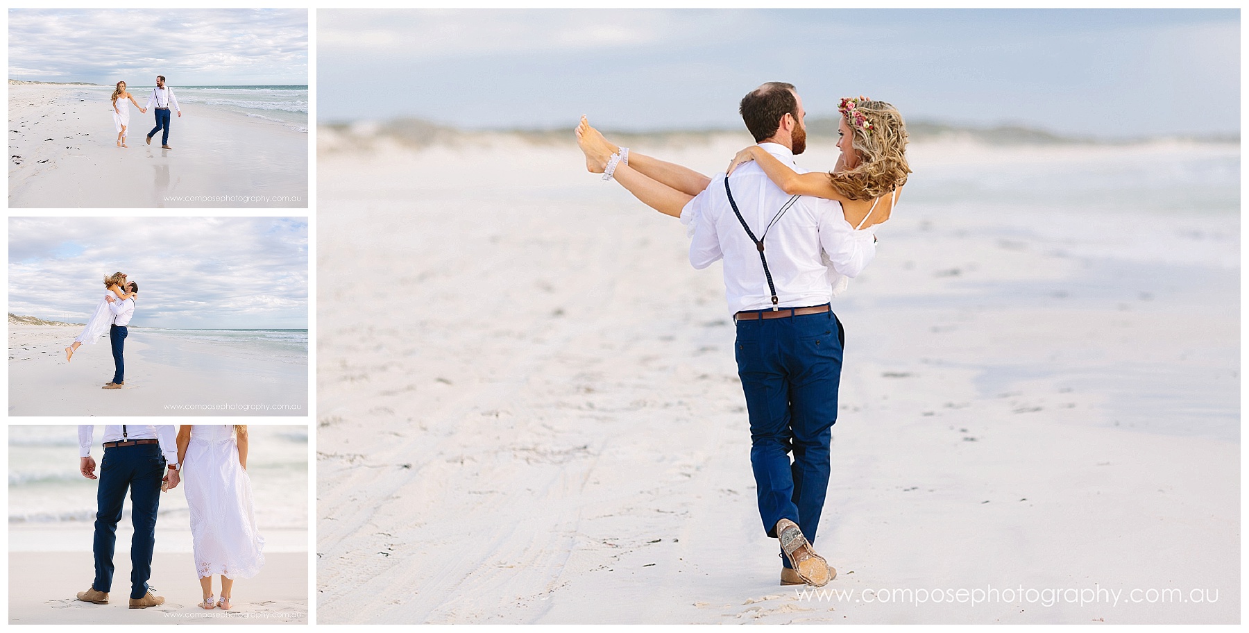 beach wedding perth 