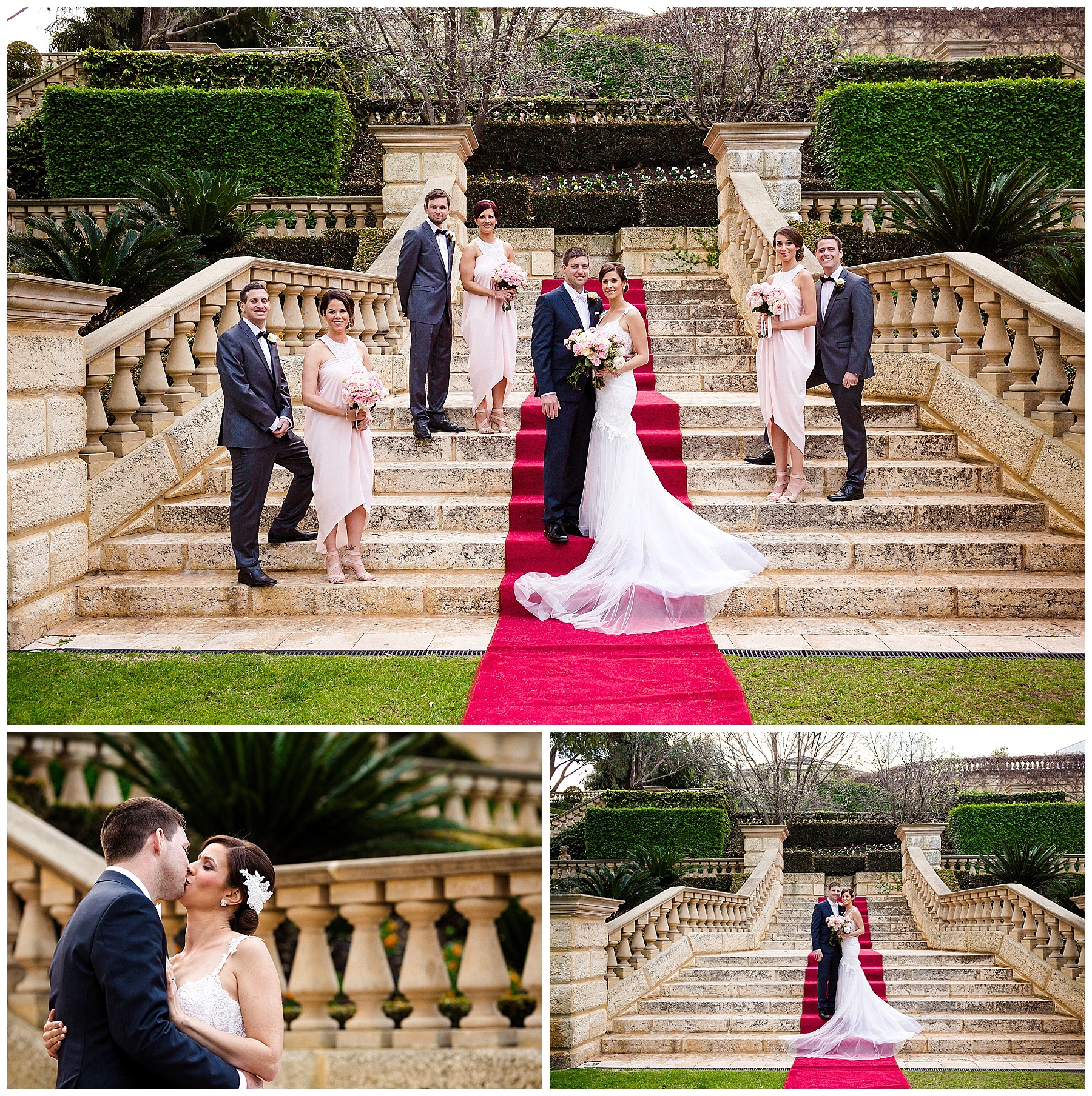 Bridal party at caversham house