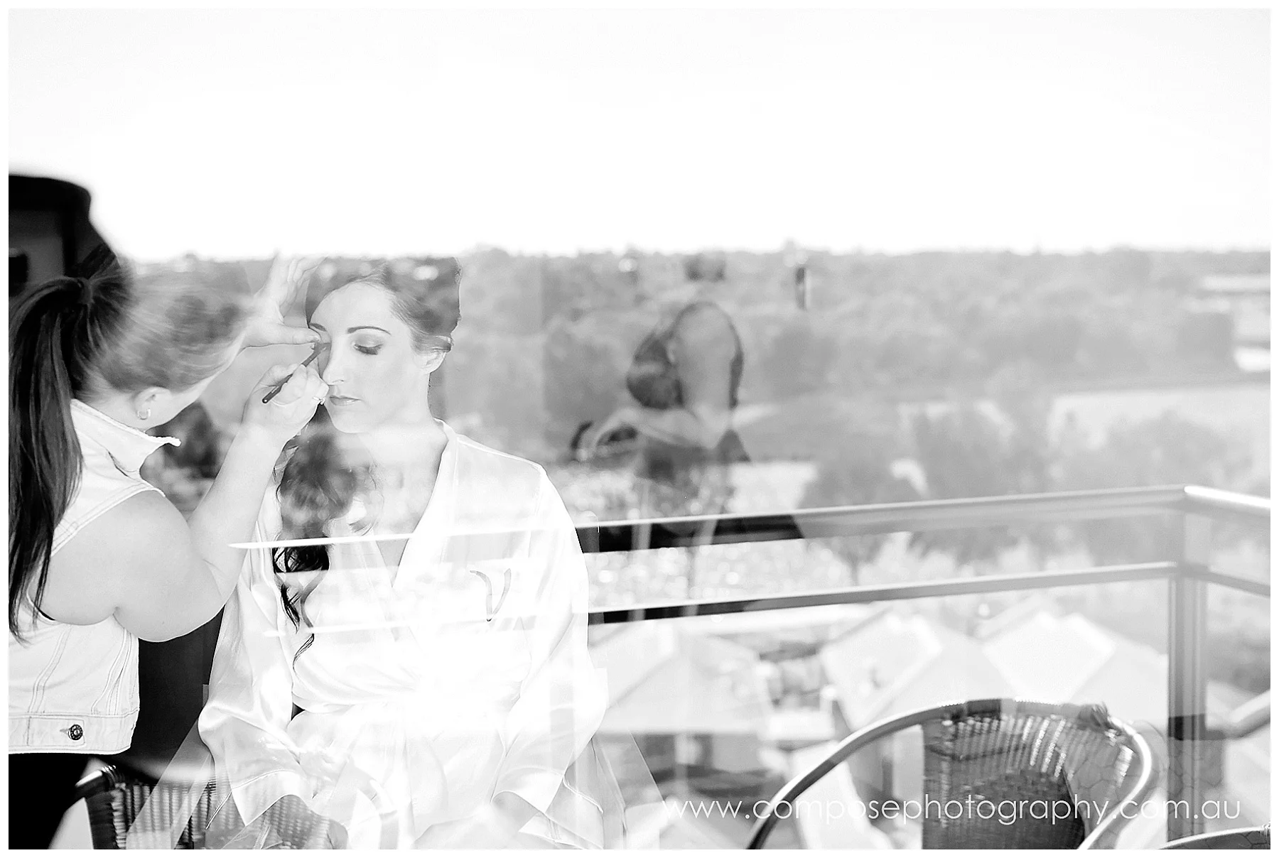 black and white wedding photography
