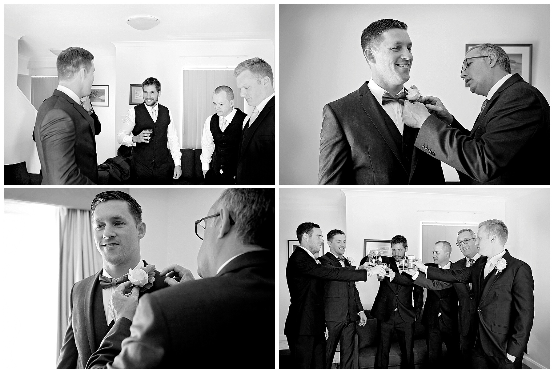 grooms preparation photography 