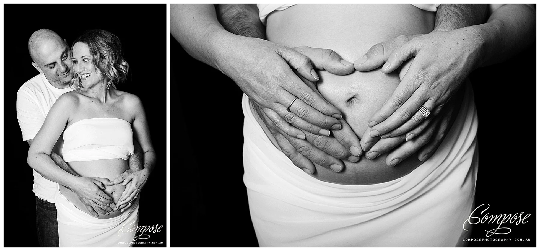 Couples maternity photo