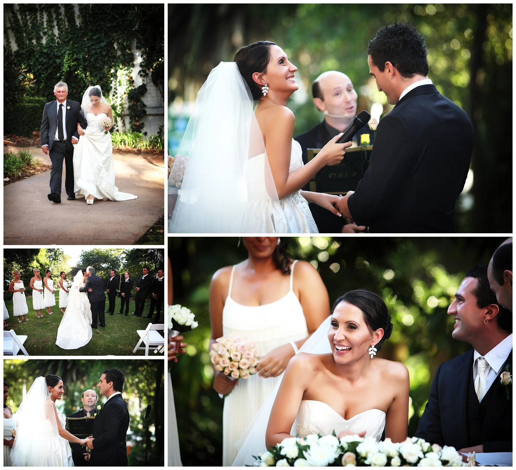 Wedding ceremony in Perth city