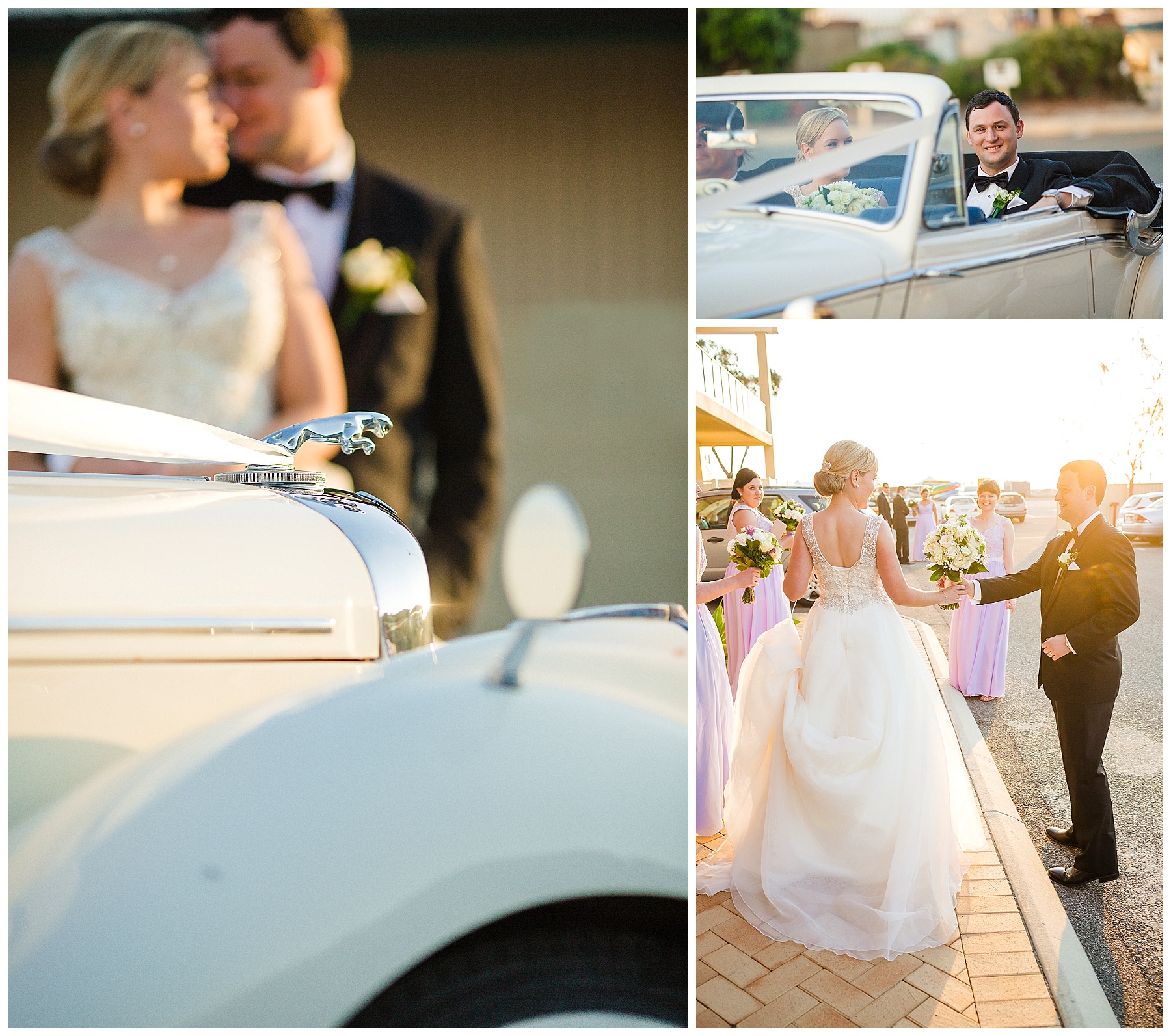 Jaguar wedding car Perth 