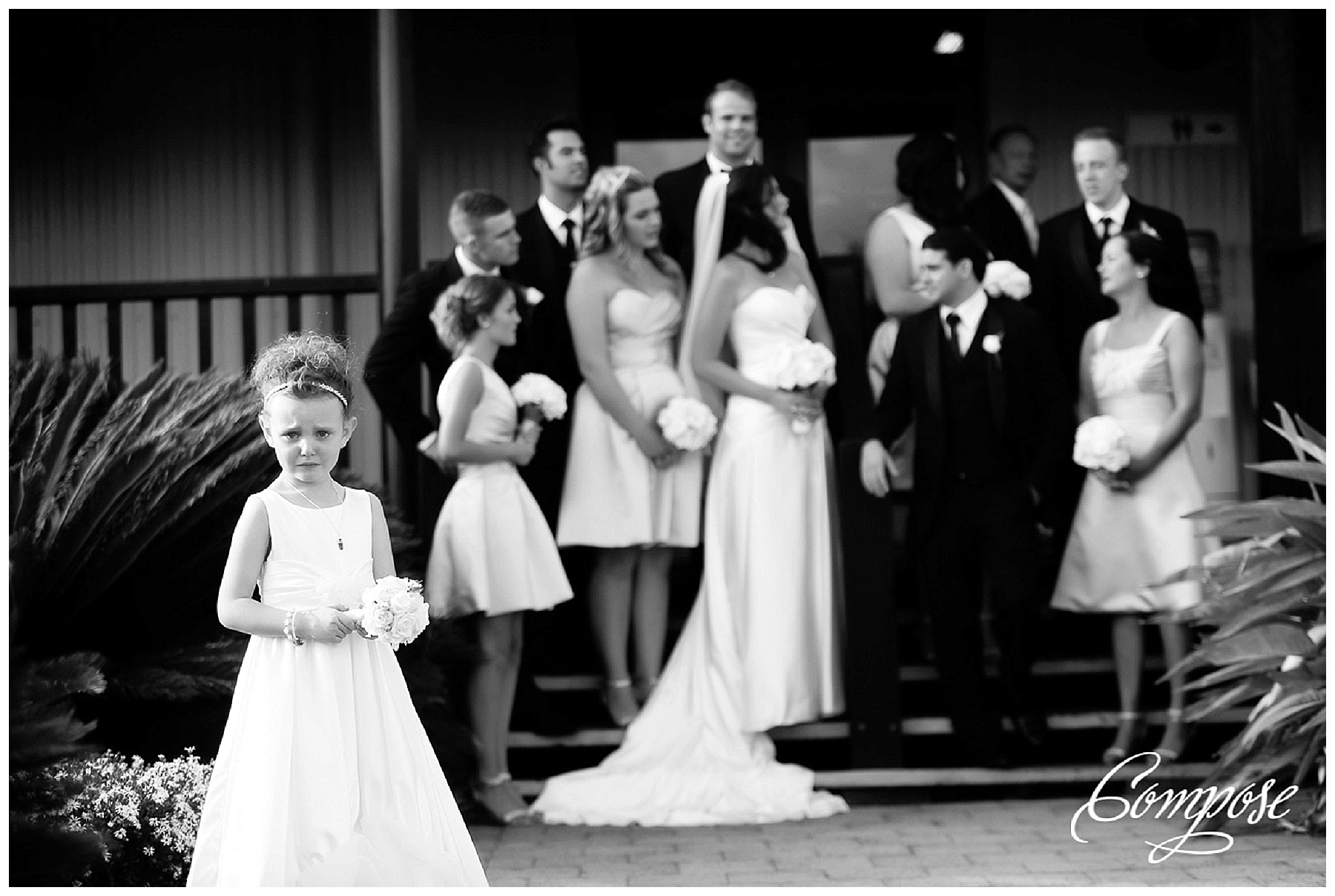 Flowergirl at wedding 