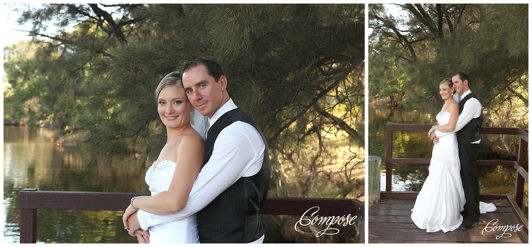 Sandalford wedding by the river 