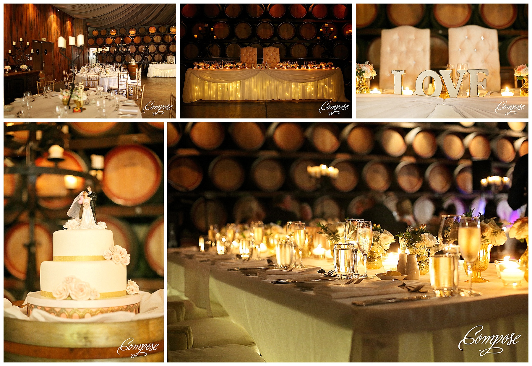 Barrel Room Wedding Reception 