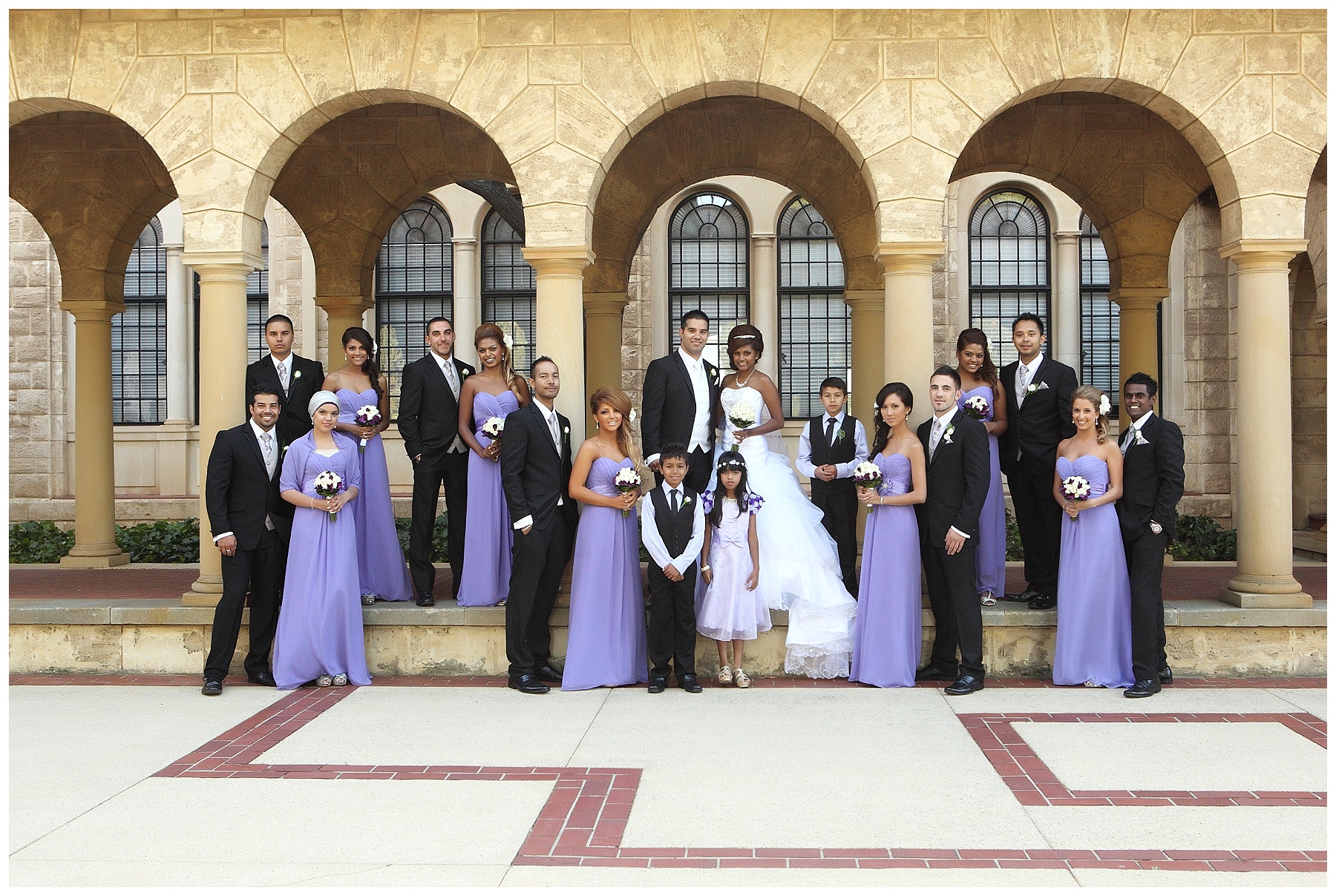 Large Bridal party 