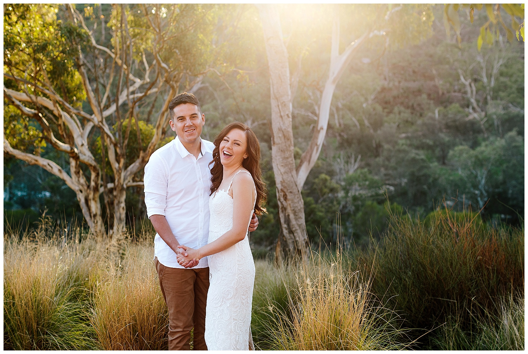 Sunset portrait photo