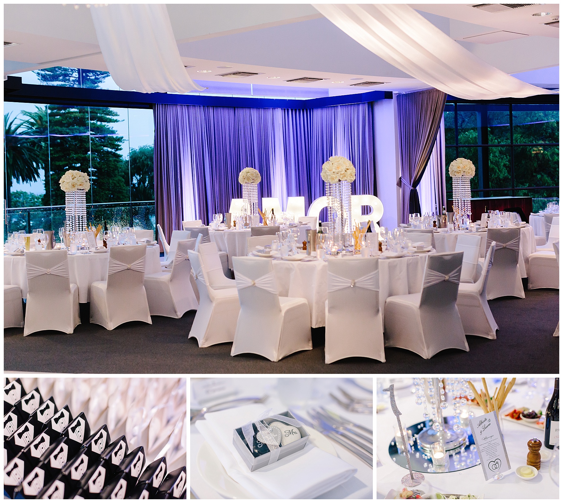 Wedding reception styling Perth