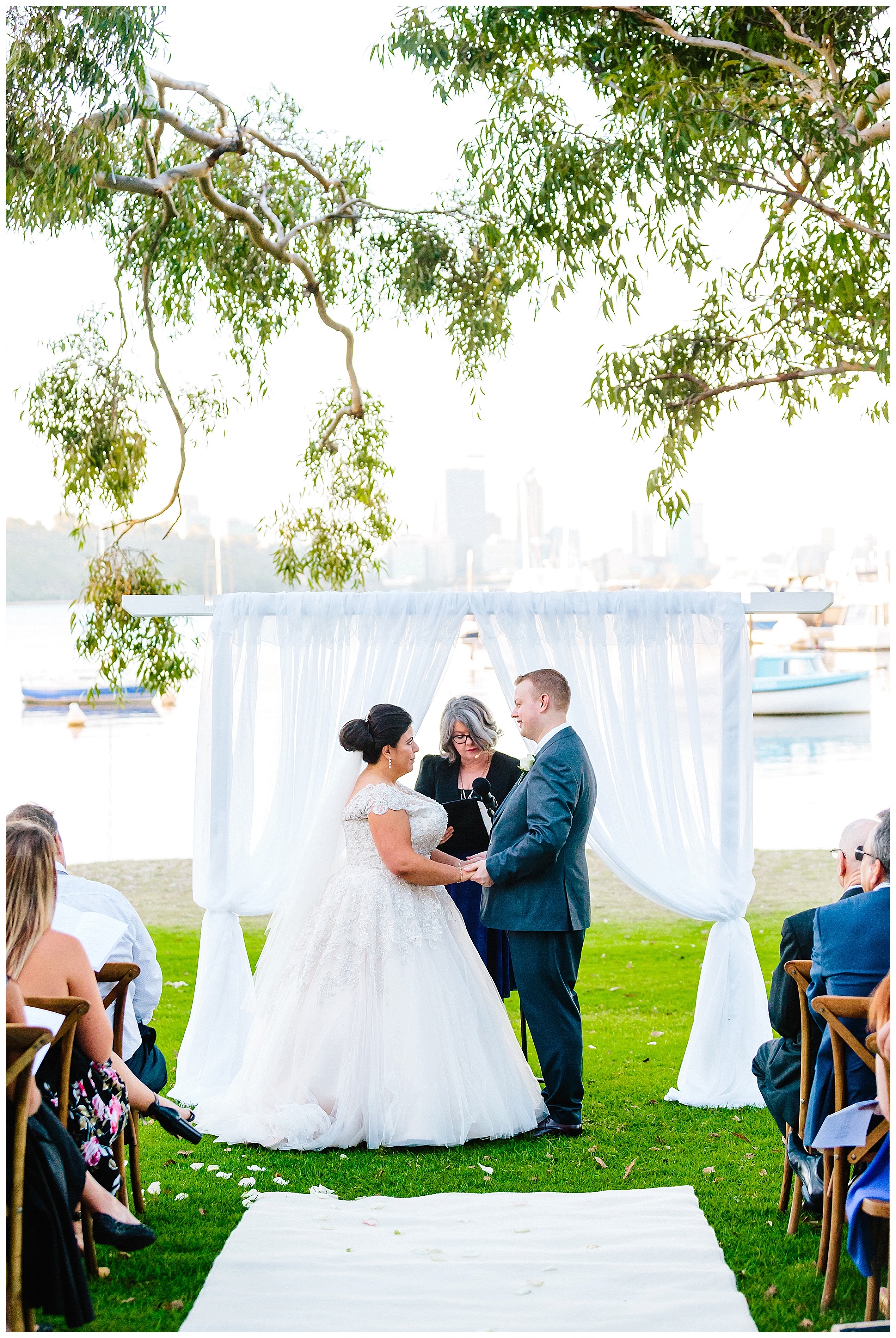 Matilda Bay wedding ceremony