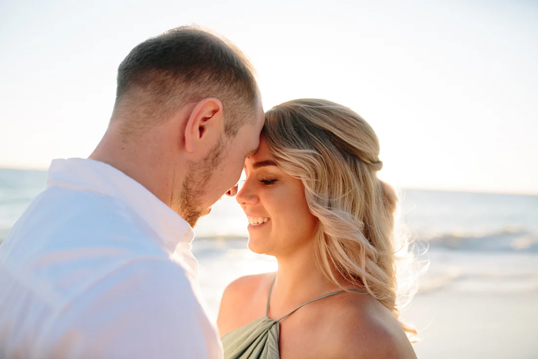 Teagan and Luke ~North Beach Engagement session