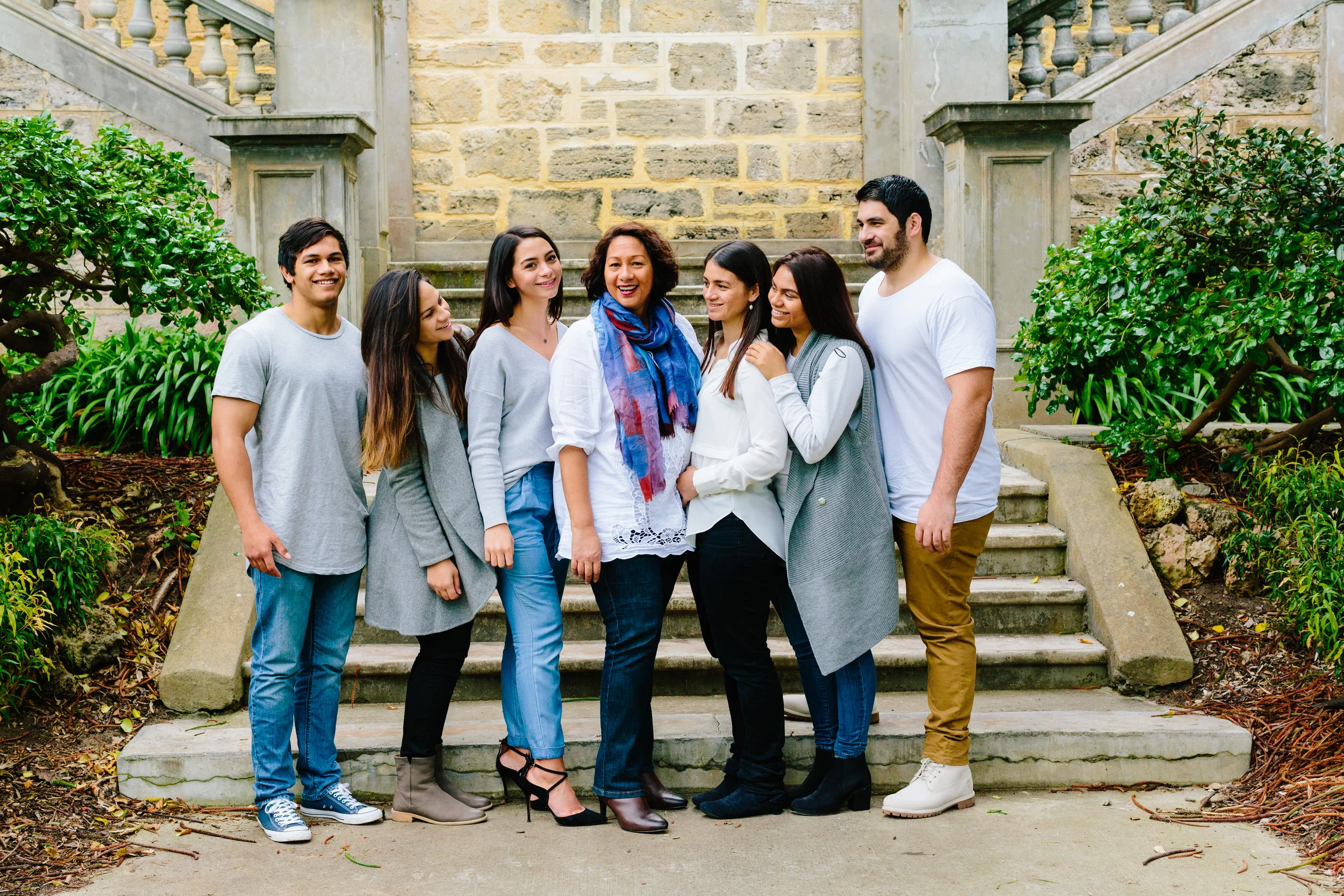 What to wear to an outdoor family session ~ Large Family Portraits