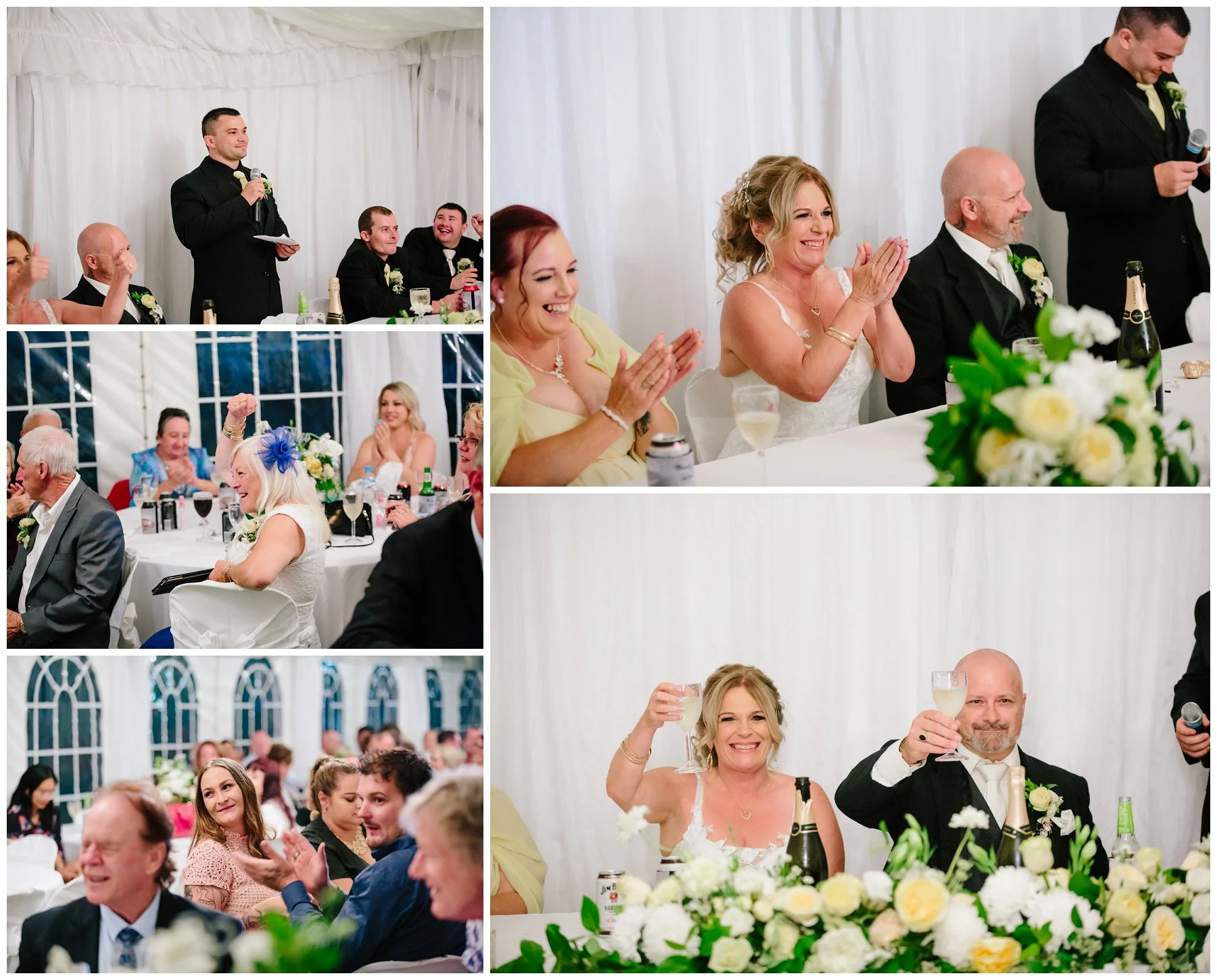 marquee wedding reception