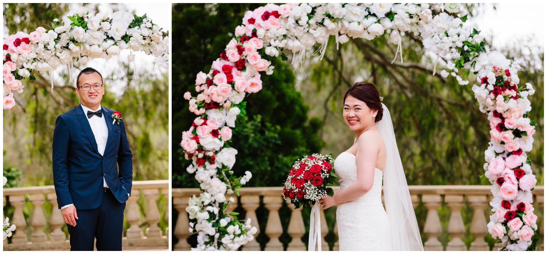 floral arbour wedding 