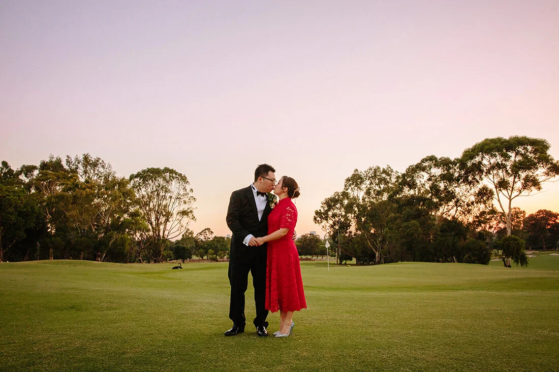 Nancy and William ~ Mount lawley Golf course