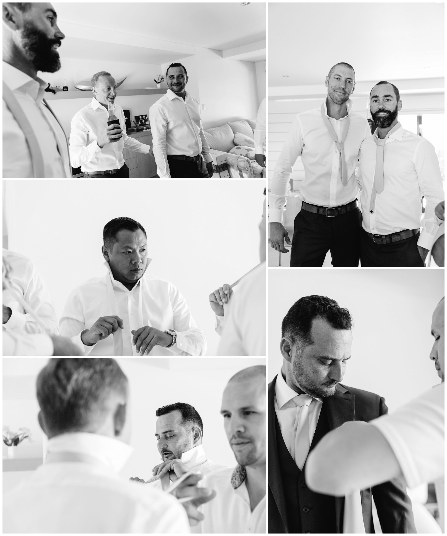 black and white wedding photo 
