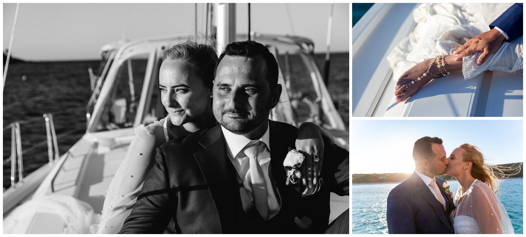 perth wedding on a yacht 