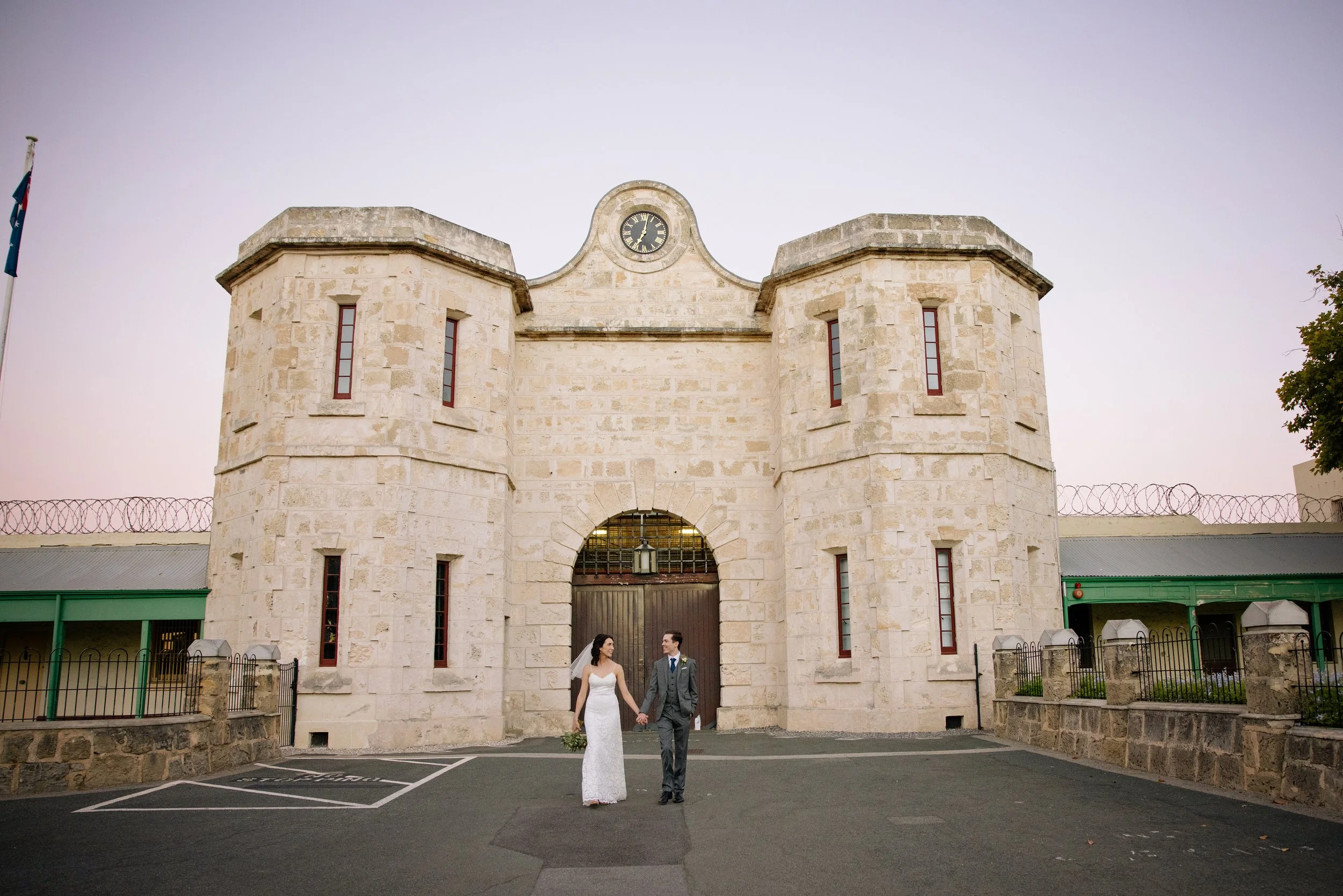 Stewart + Fiona ~ Fremantle prison wedding