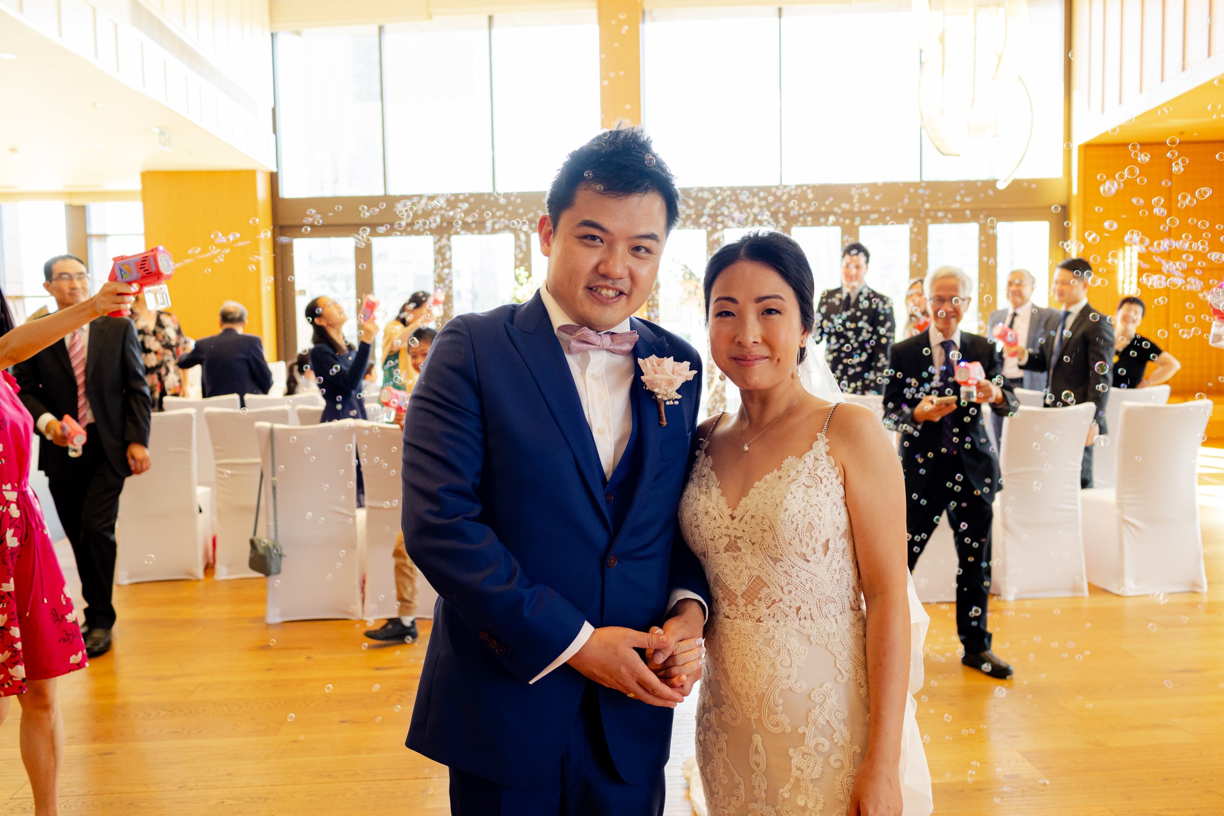 wedding picture of a bride and groom